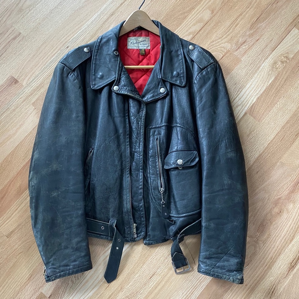 Vintage 1960s Sears Hercules Leather Jacket
